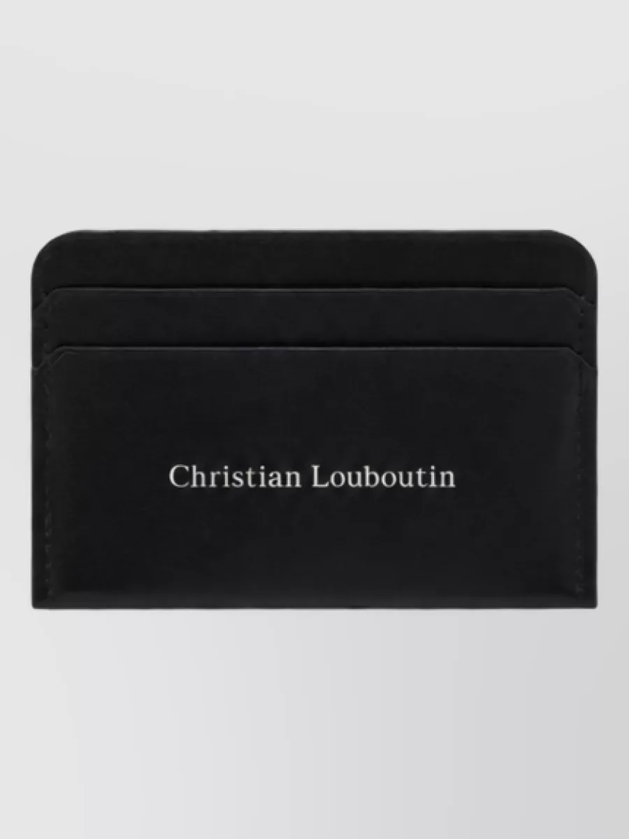 Christian Louboutin leather canopy card holder