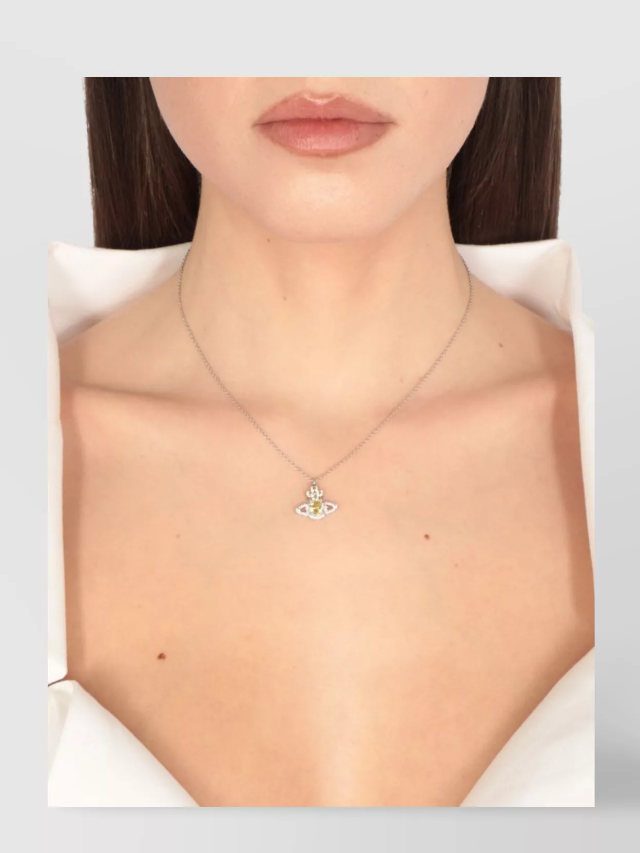 Vivienne Westwood Orb Pendant Chain Necklace With Adjustable Length