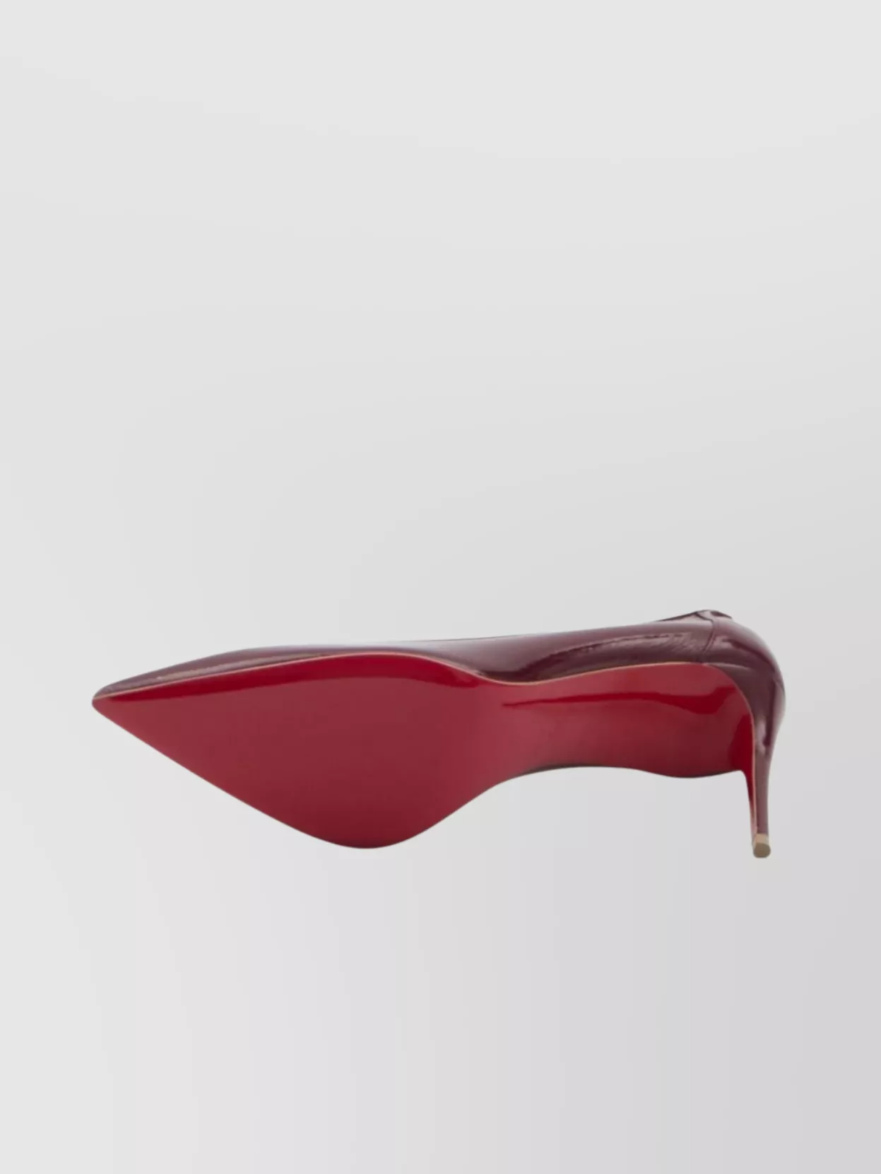 CHRISTIAN LOUBOUTIN GLOSSY POINTED TOE STILETTO HIGH HEEL PUMPS