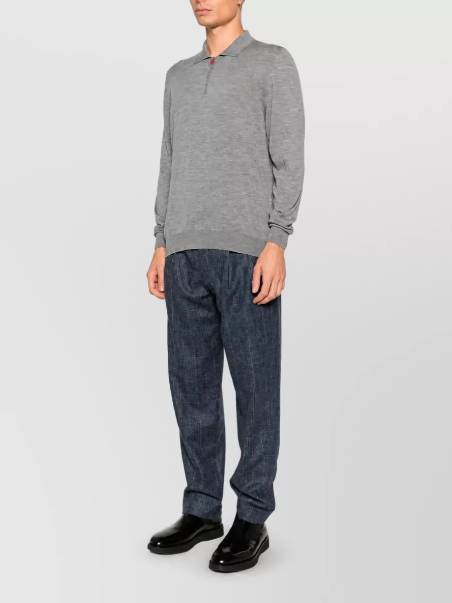 Kiton Wool Polo Shirt
