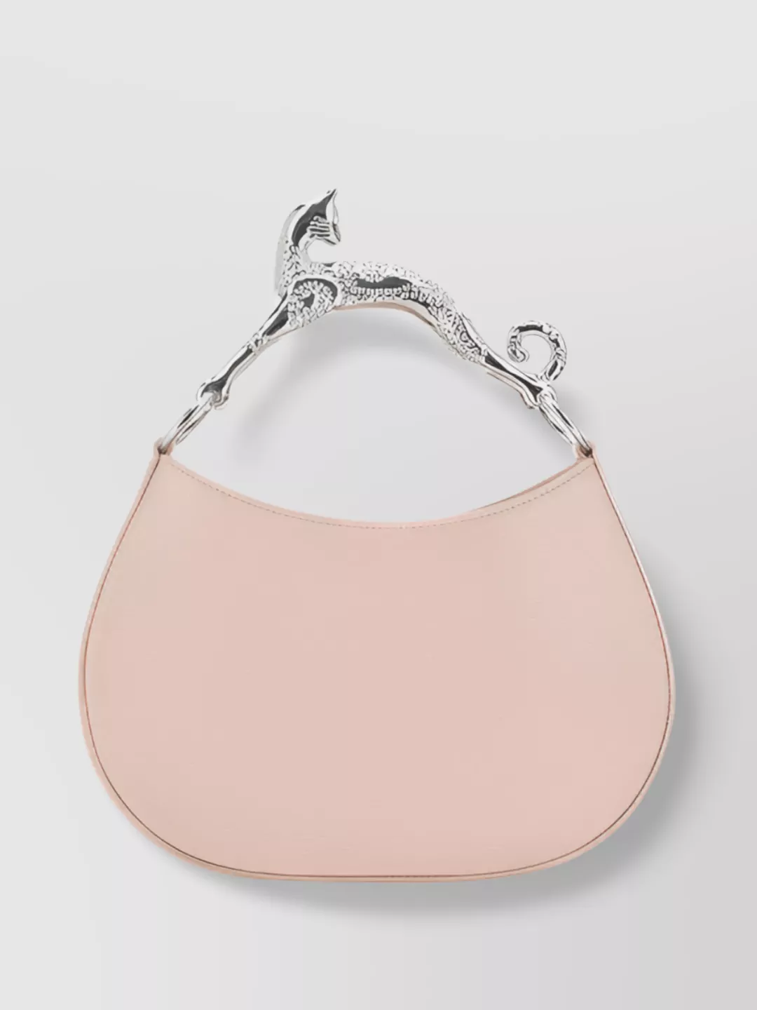 Shop Lanvin Hobo Handbag Calfskin Silver Hardware