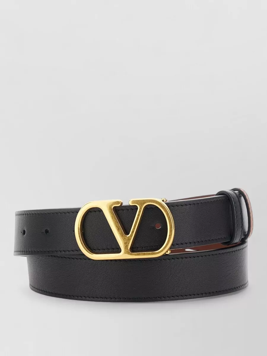 Valentino Garavani Leather reversible belt