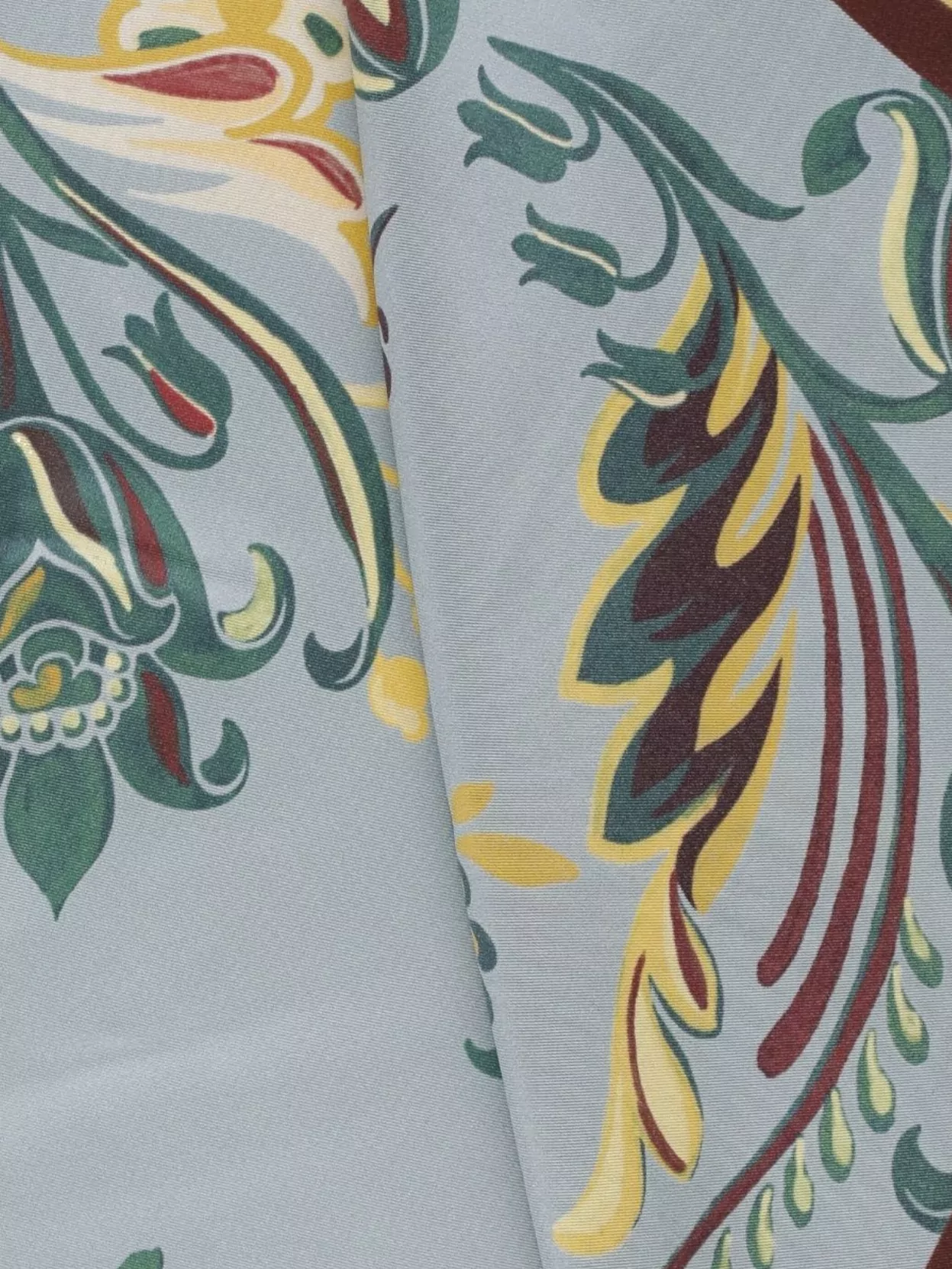 Etro Floral Silk Foulard Lightweight Square Scarf