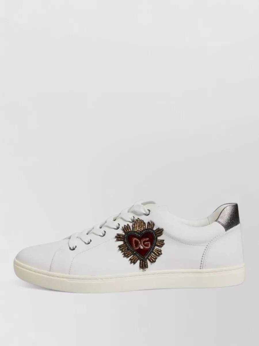 Dolce&Gabbana Leather Low-Top Sneakers