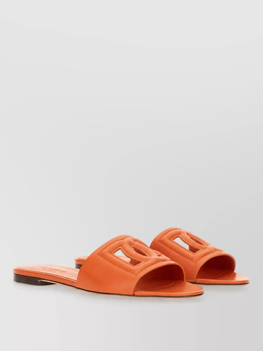 Dolce&Gabbana Leather Slide Mules