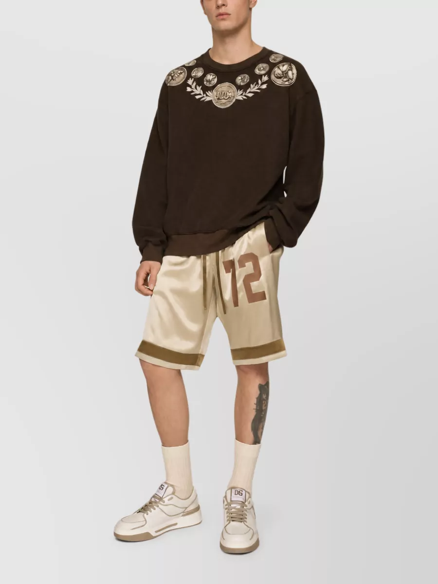 Dolce&Gabbana Cotton Coin Print Sweatshirt