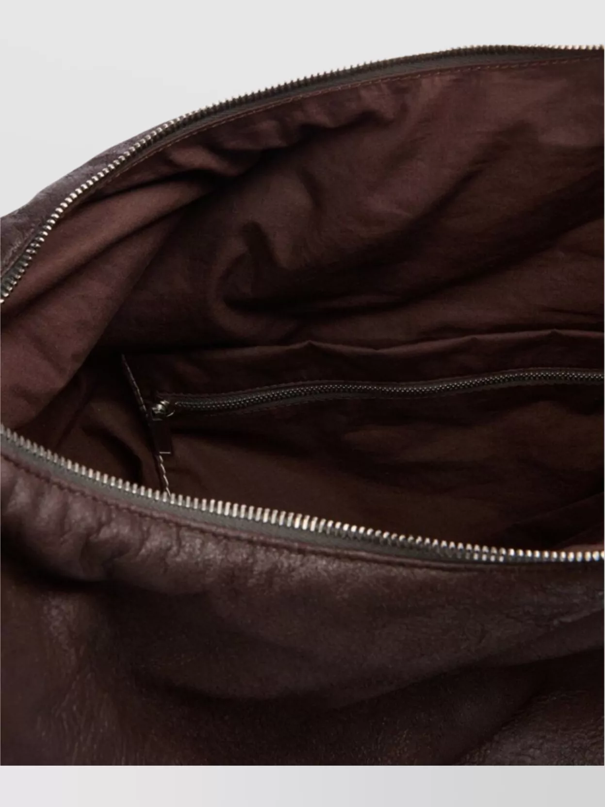 Rick Owens Gemini Bag Black Leather Shoulder Bag
