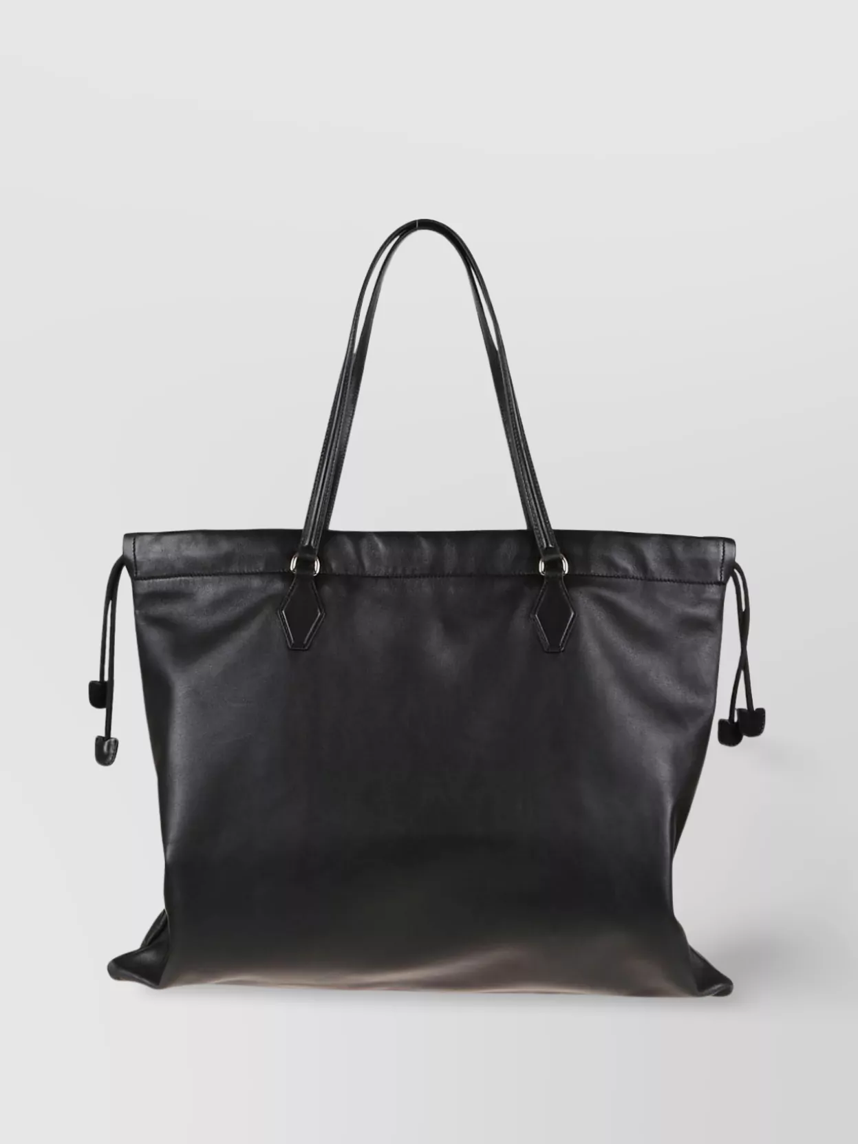 Jimmy Choo Rectangular Nappa Drawstring Tote Bag