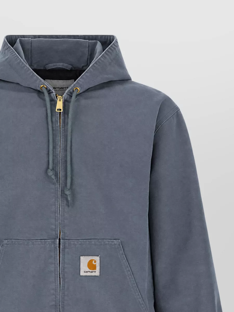 Carhartt Wip Organic cotton hooded canvas jacket