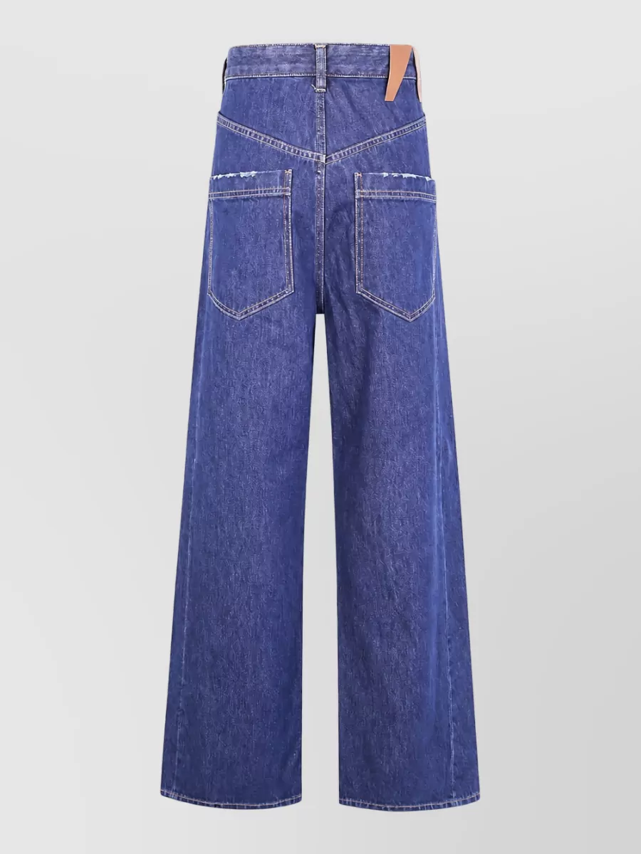 Darkpark Ines Fold-Over Denim Jeans