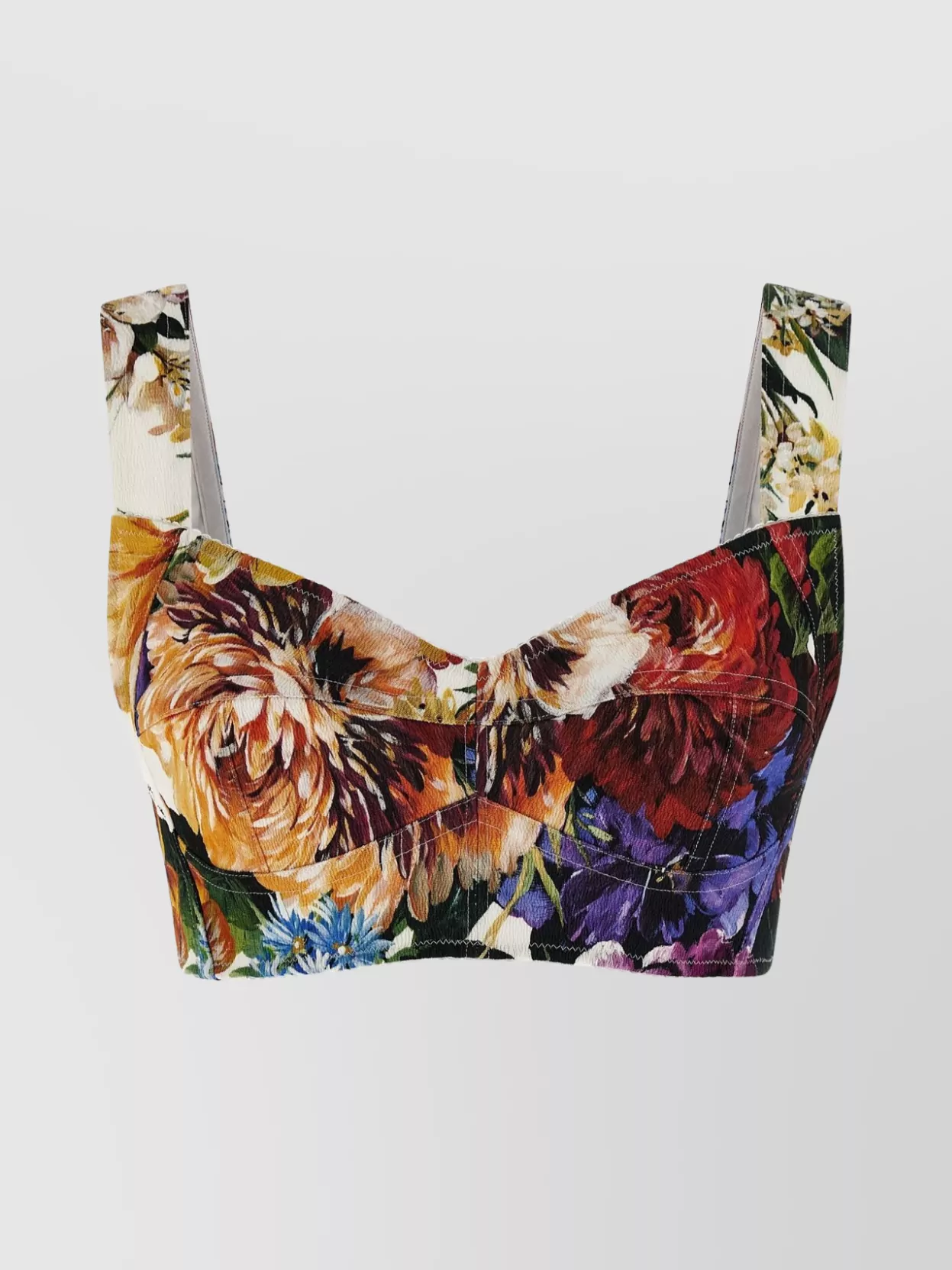 Paco Rabanne Shimmering crop top assembly | The Fashion Square