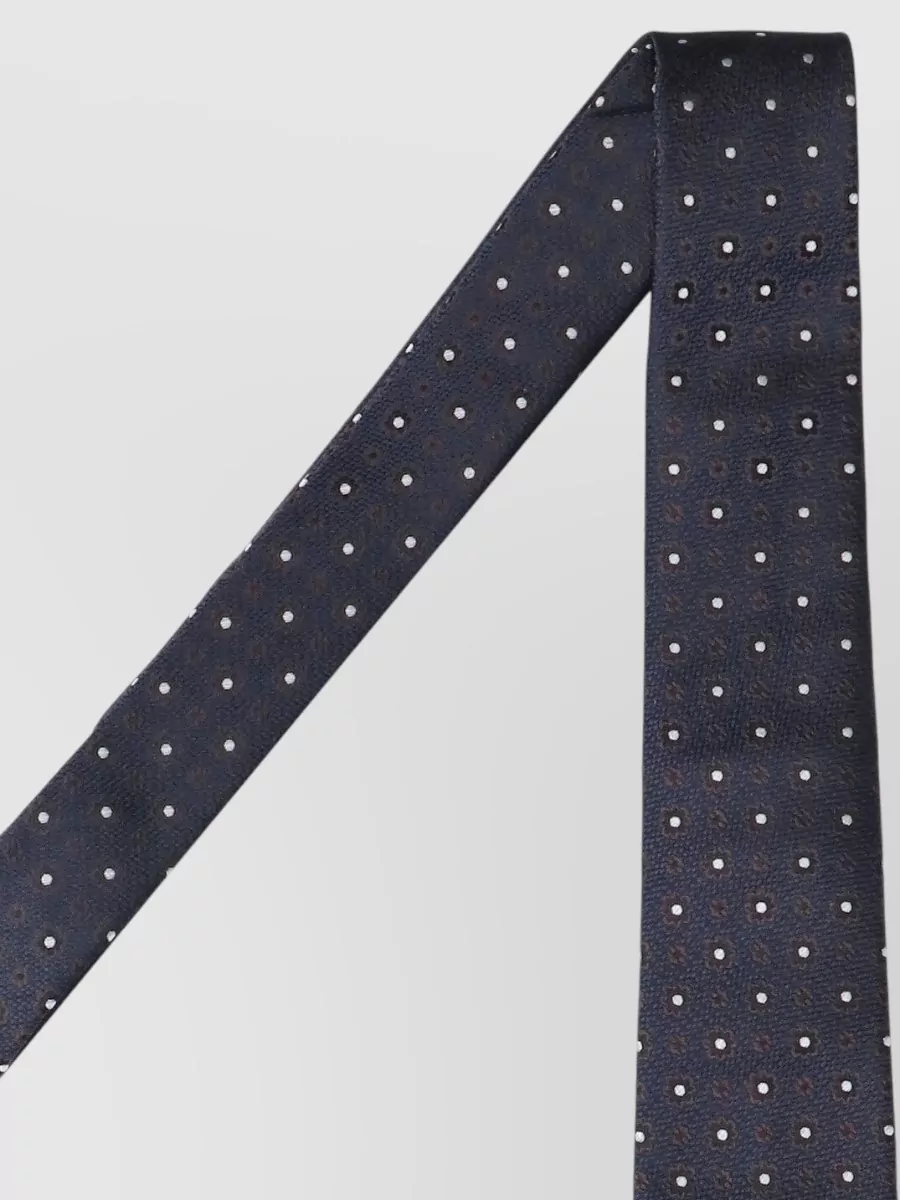 Saint Laurent Silk Jacquard Tie