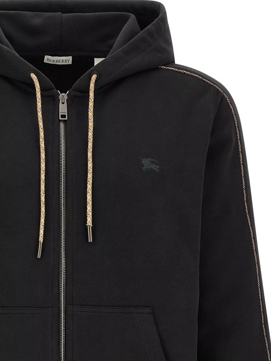 Burberry Scott Zip-Up Cotton Hoodie