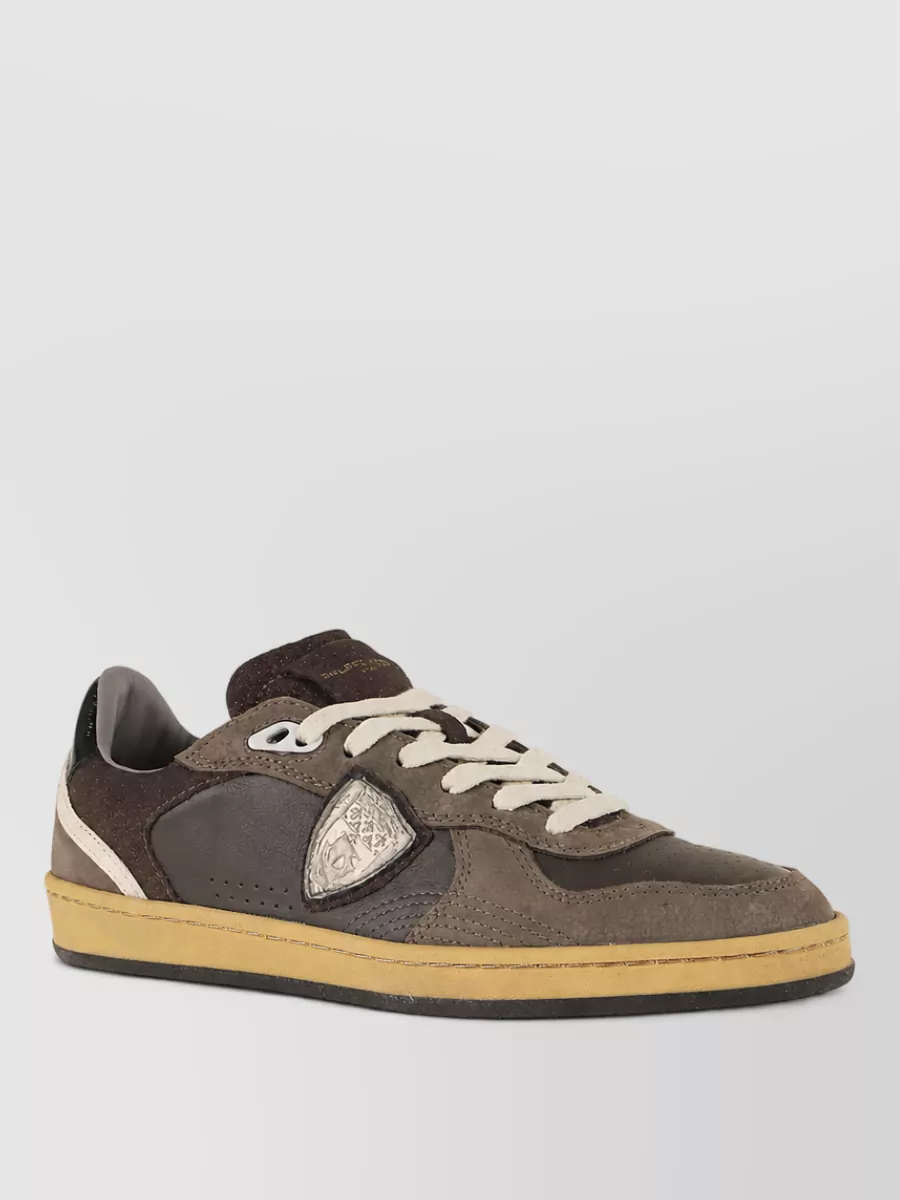 Philippe Model leather lace-up shoes