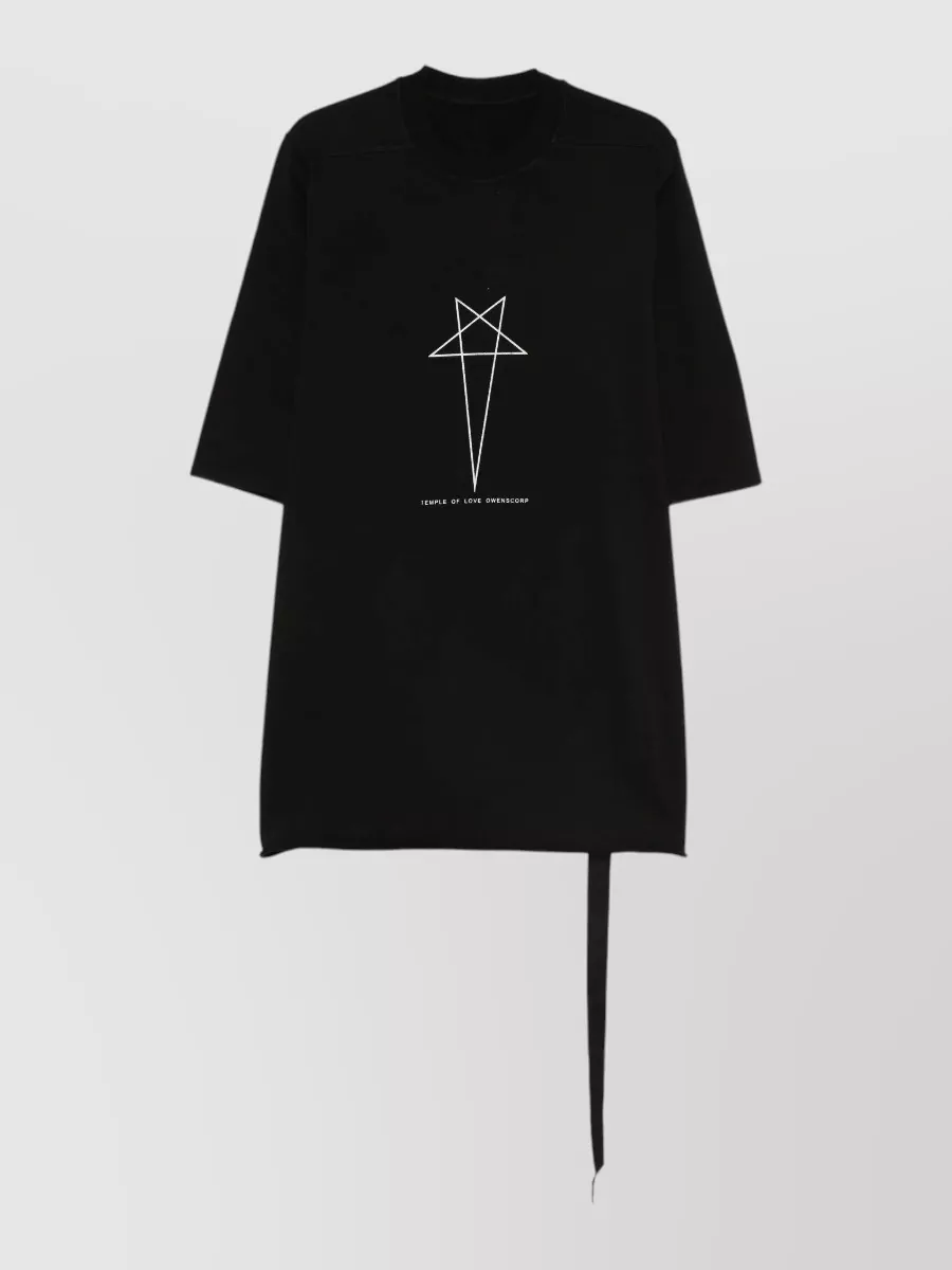 Rick Owens Drkshdw Cotton graphic print short-sleeve t-shirt
