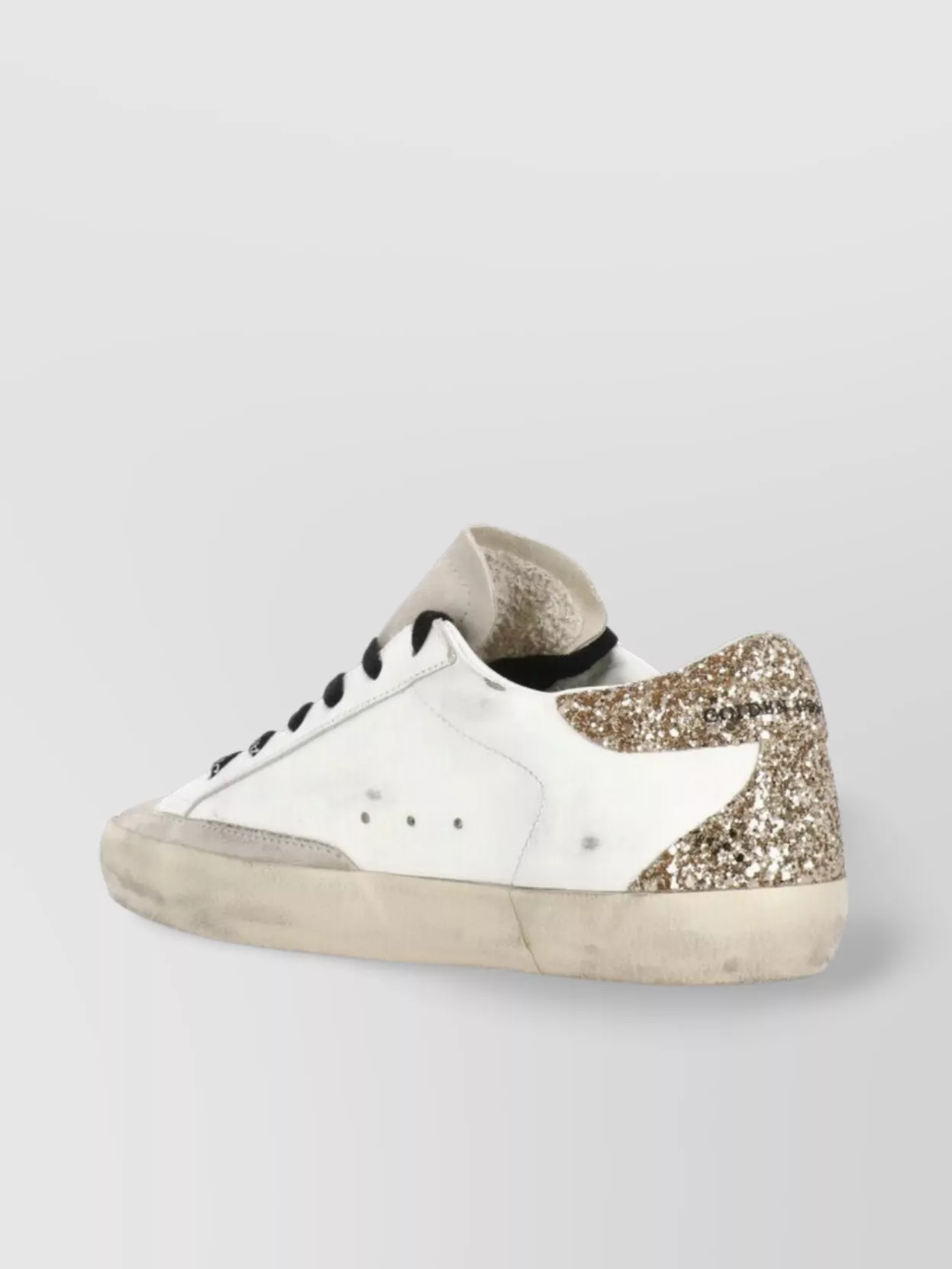 Golden Goose Women Super-star Sneakers With Glitter Star
