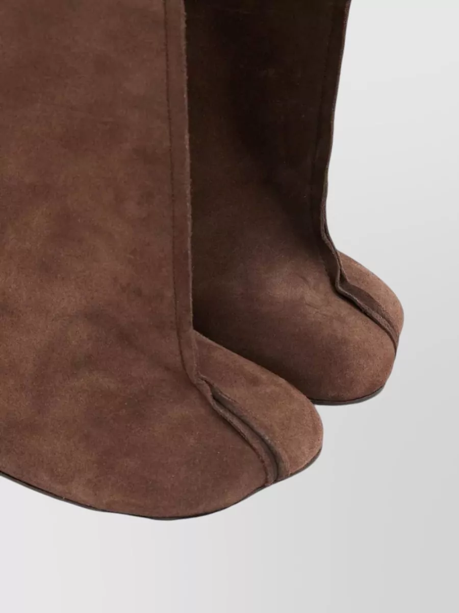 Mm6 Maison Margiela Leather Knee-High Stiletto Boots