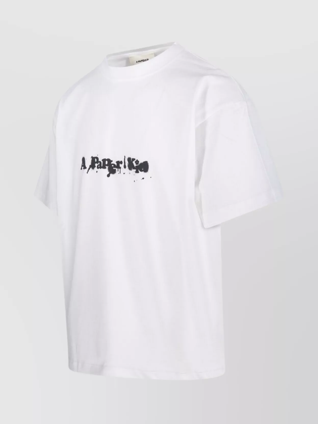 A Paper Kid Graphic Print Crew Neck Short Sleeve T-Shirt