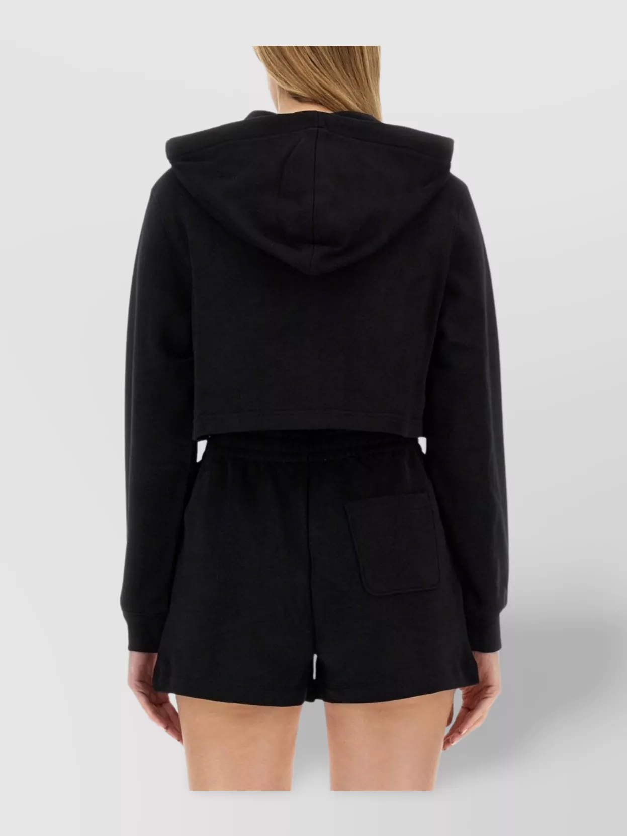 Moschino Teddy Bear Logo Cropped Sweatshirt