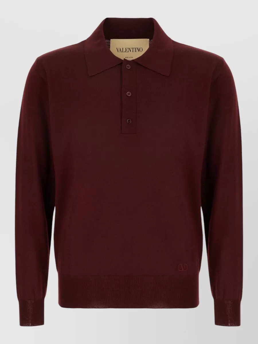 Valentino Garavani wool polo shirt