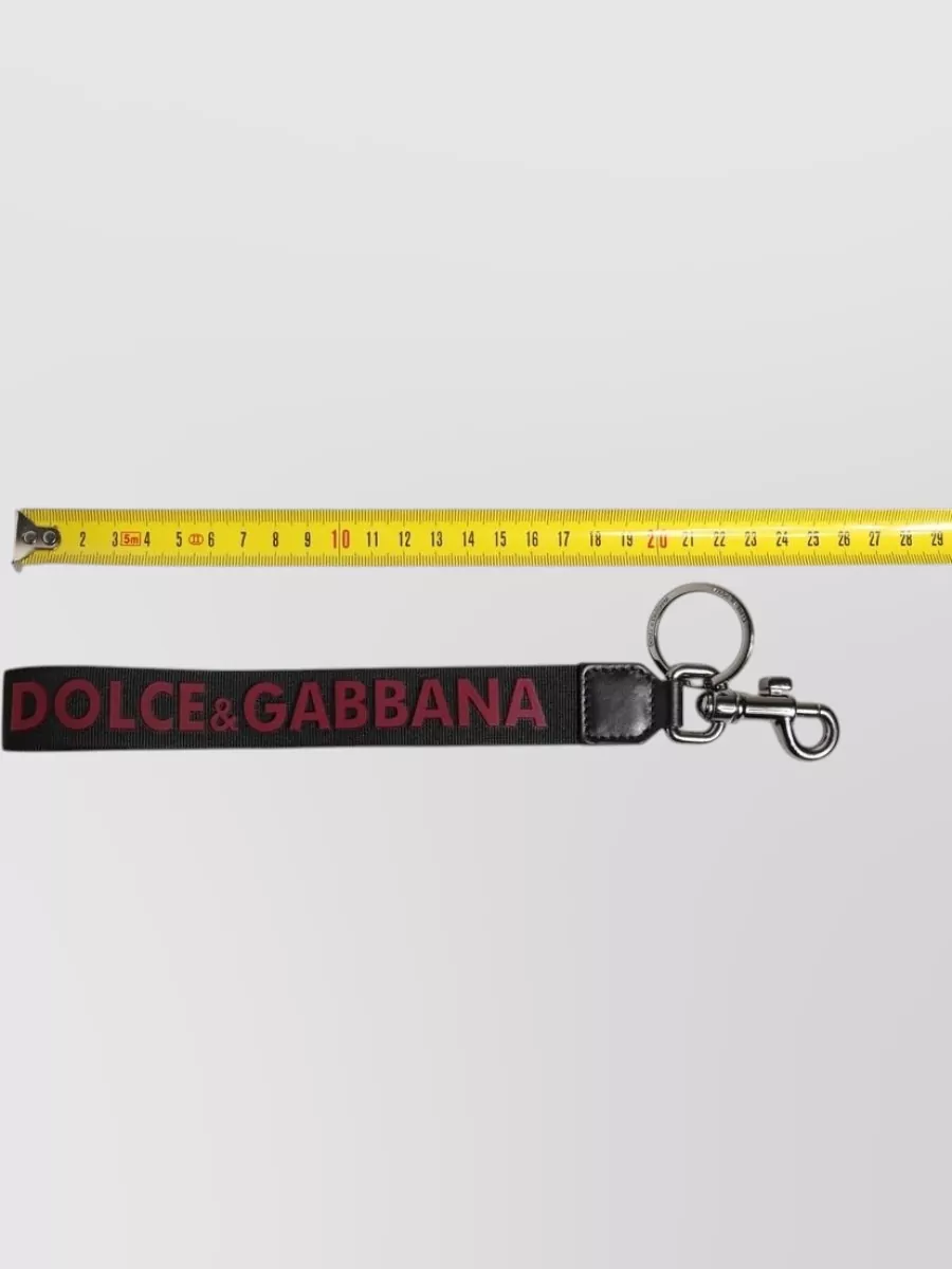 Dolce&Gabbana Nylon Logo Keychain