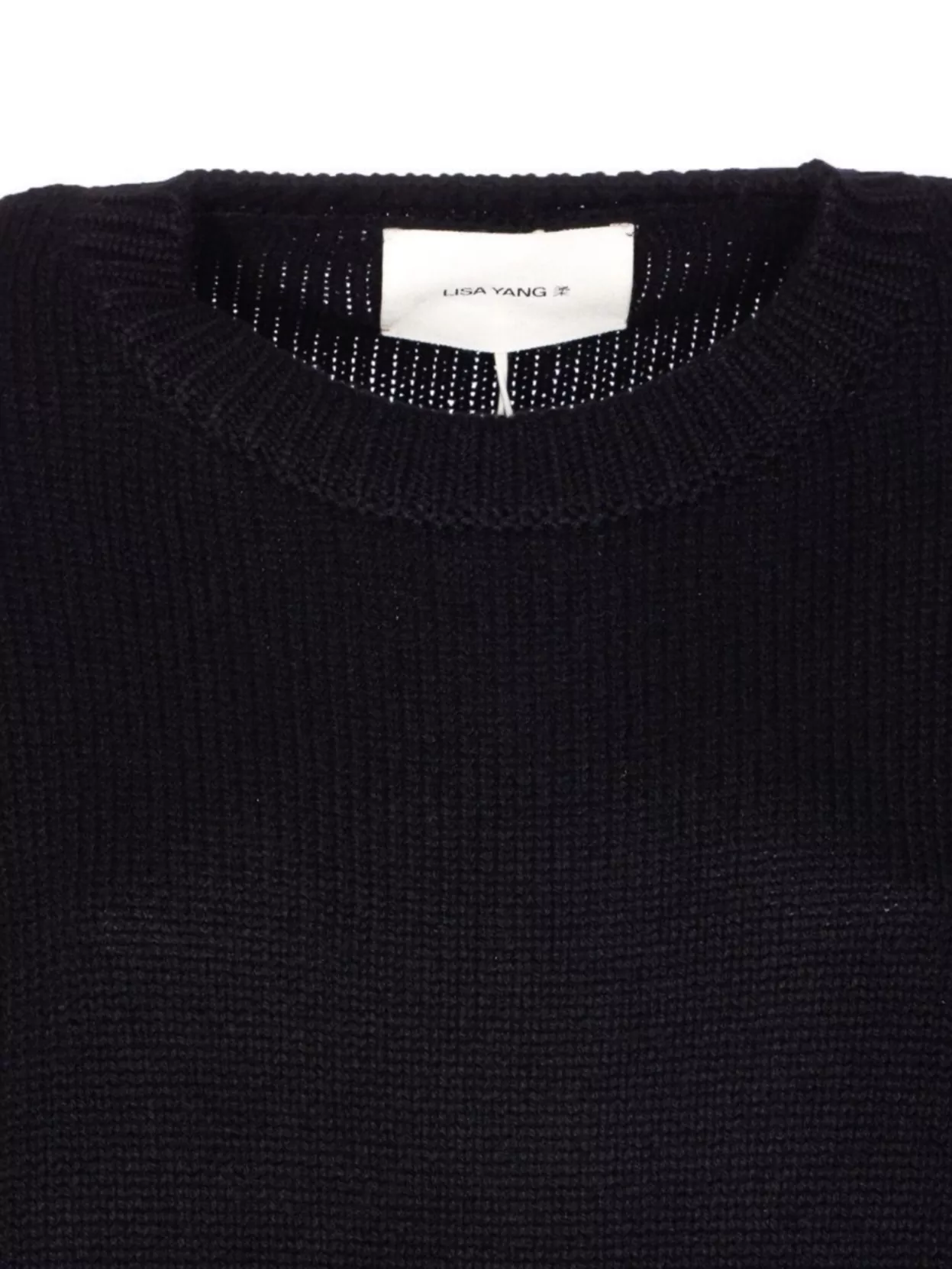 Lisa Yang Soft Knitwear Crewneck Long Sleeve Top