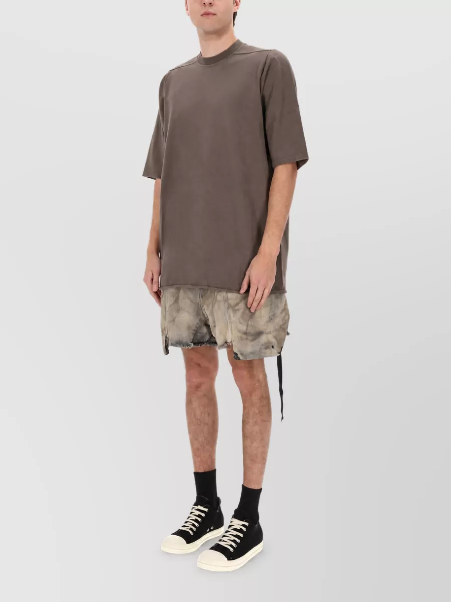 Rick Owens Drkshdw Jumbo Short Sleeve Crew Neck Shirt
