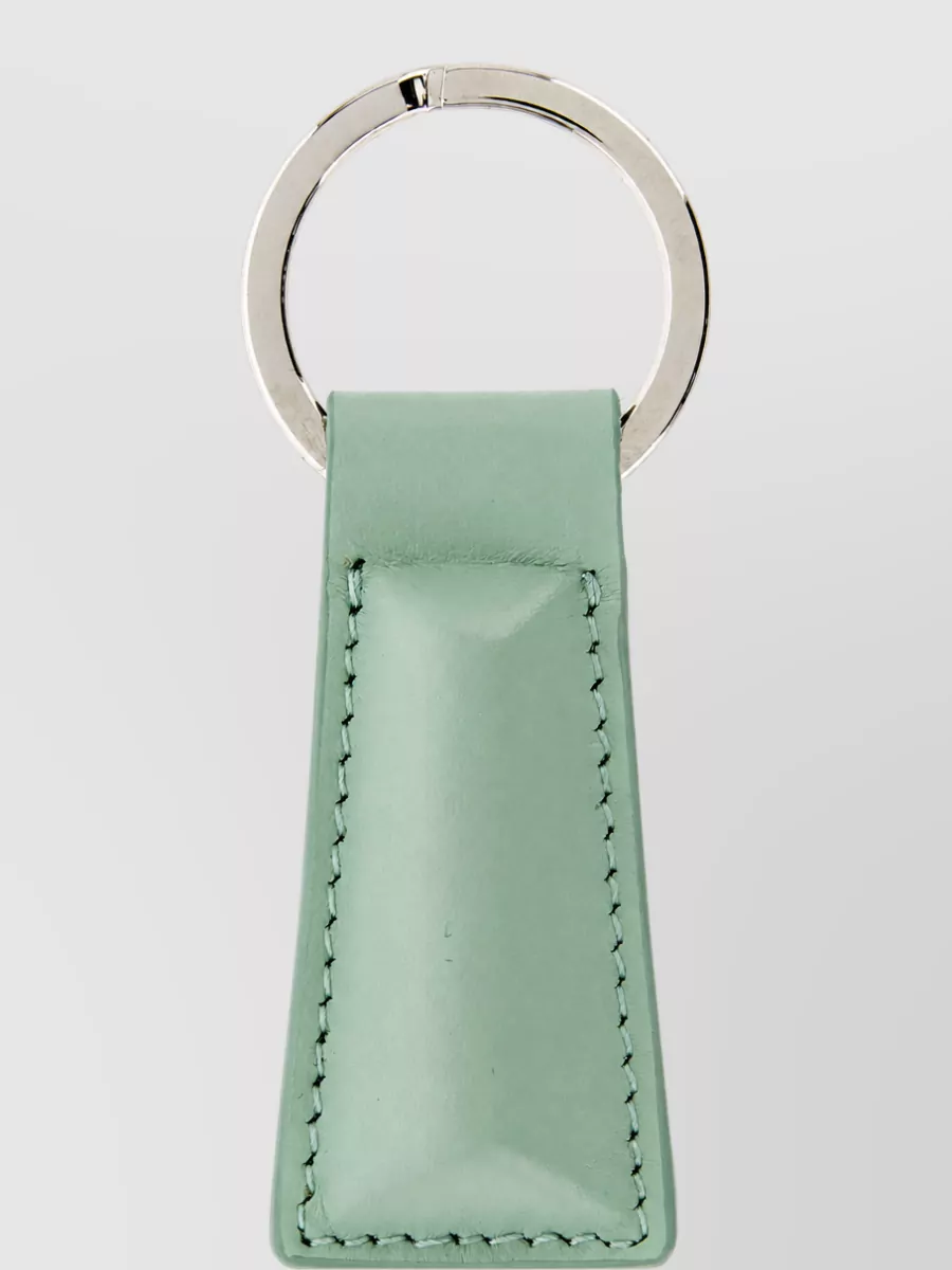 Jil Sander leather linea keyring