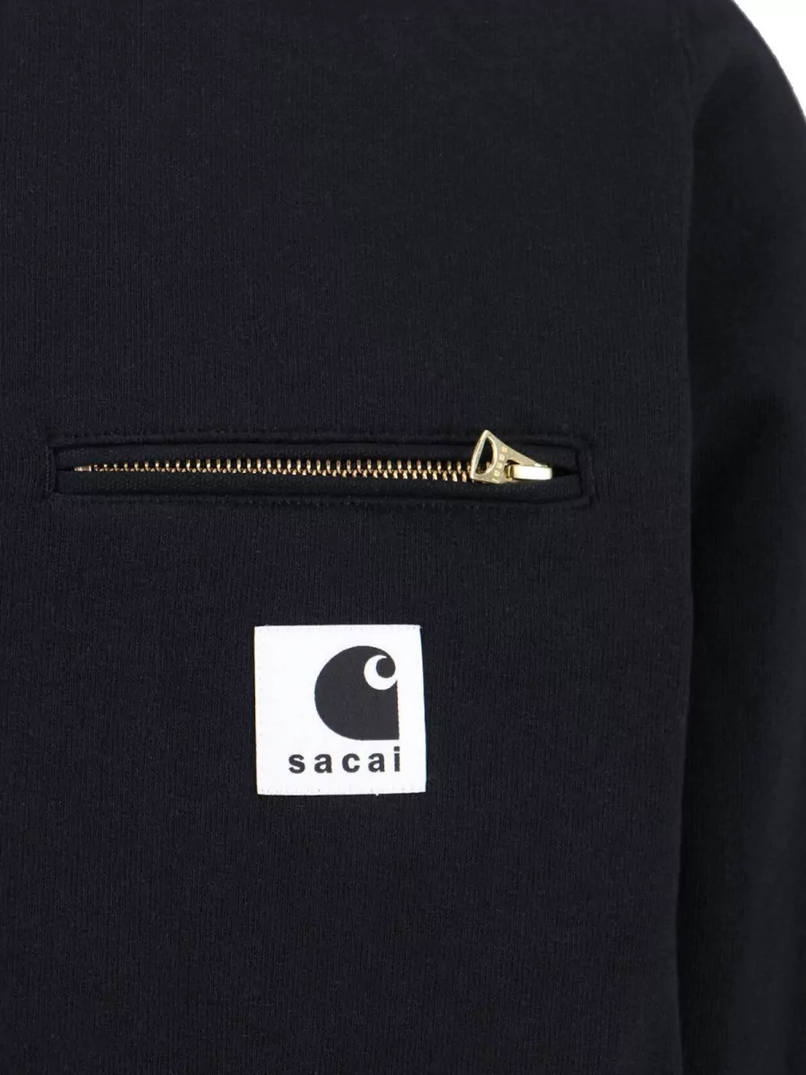 Sacai Cotton Jersey Hooded Jacket