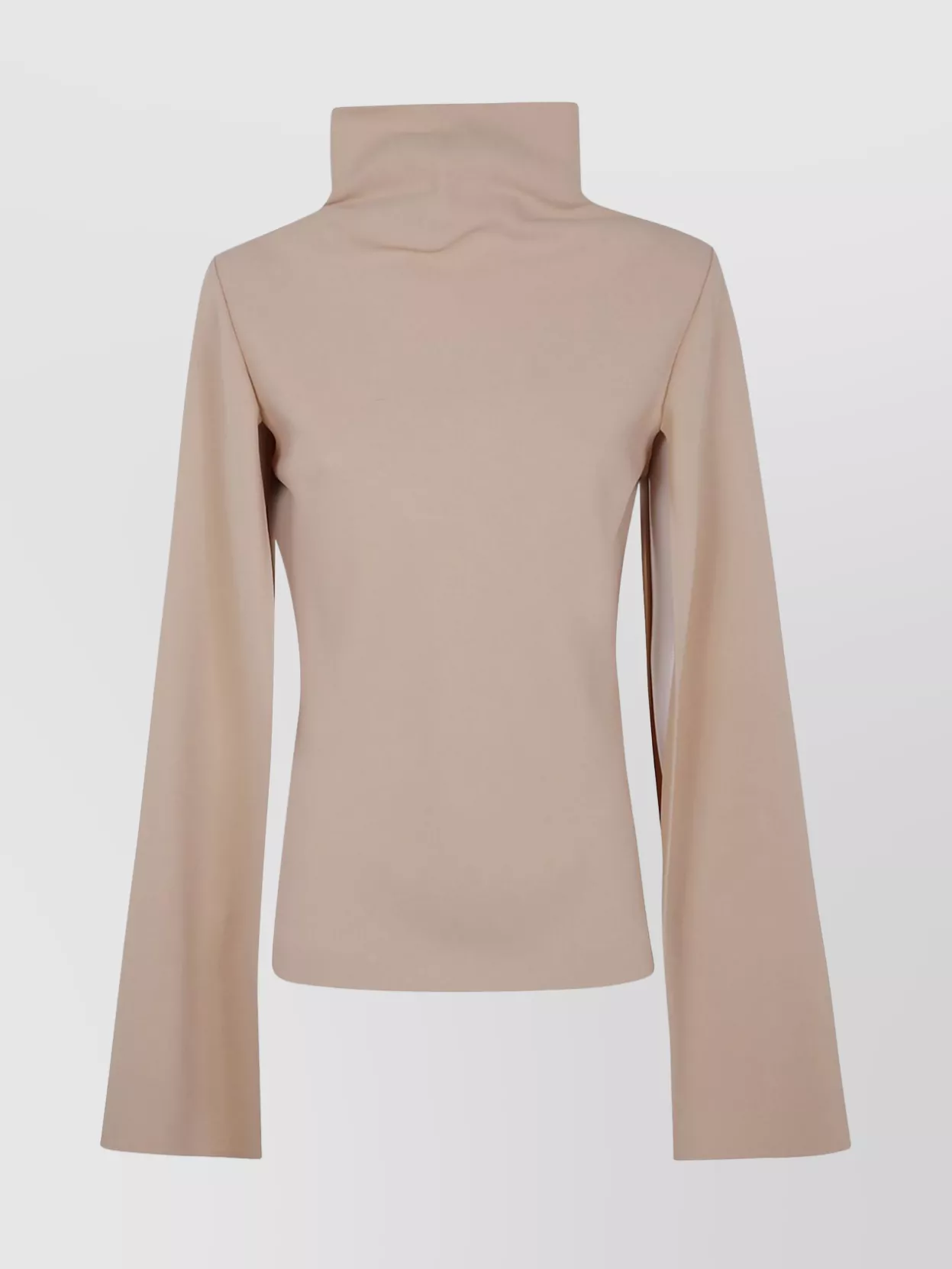 Alberta Ferretti Turtle Neck Blouse Clothing In Neutral