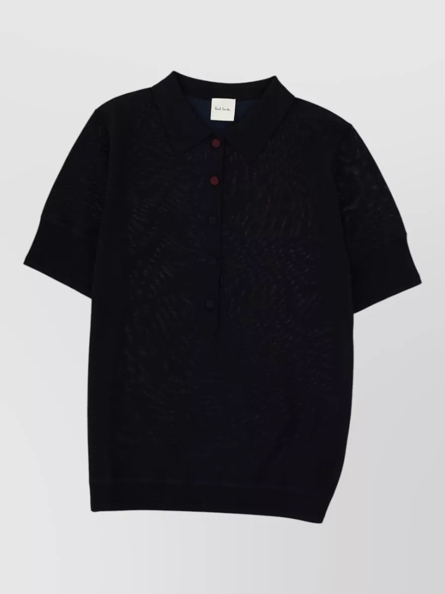 Paul Smith merino wool polo top