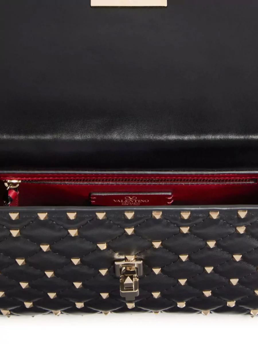 Valentino Garavani Rockstud Spike Medium Leather Crossbody Bag
