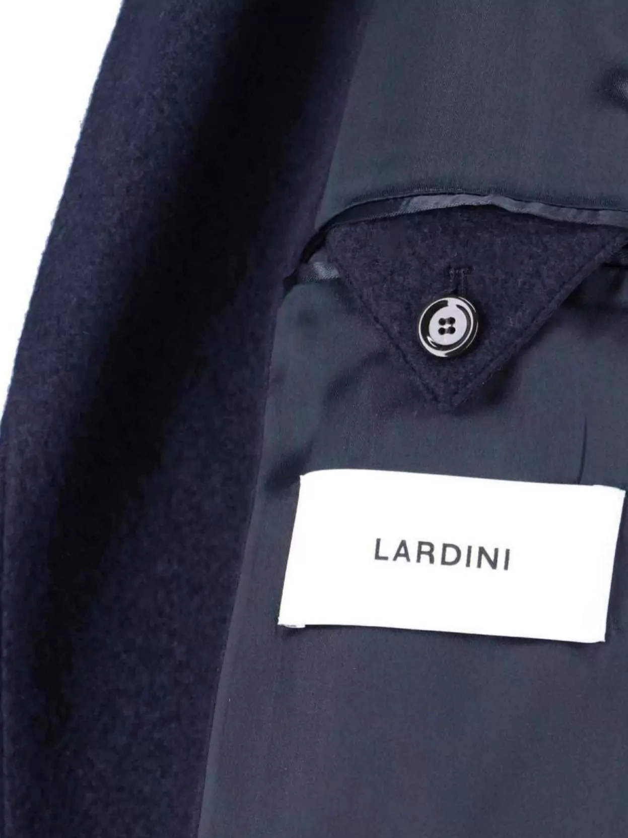 Lardini Lapel Single-Breasted Jacket Front Pockets Pin