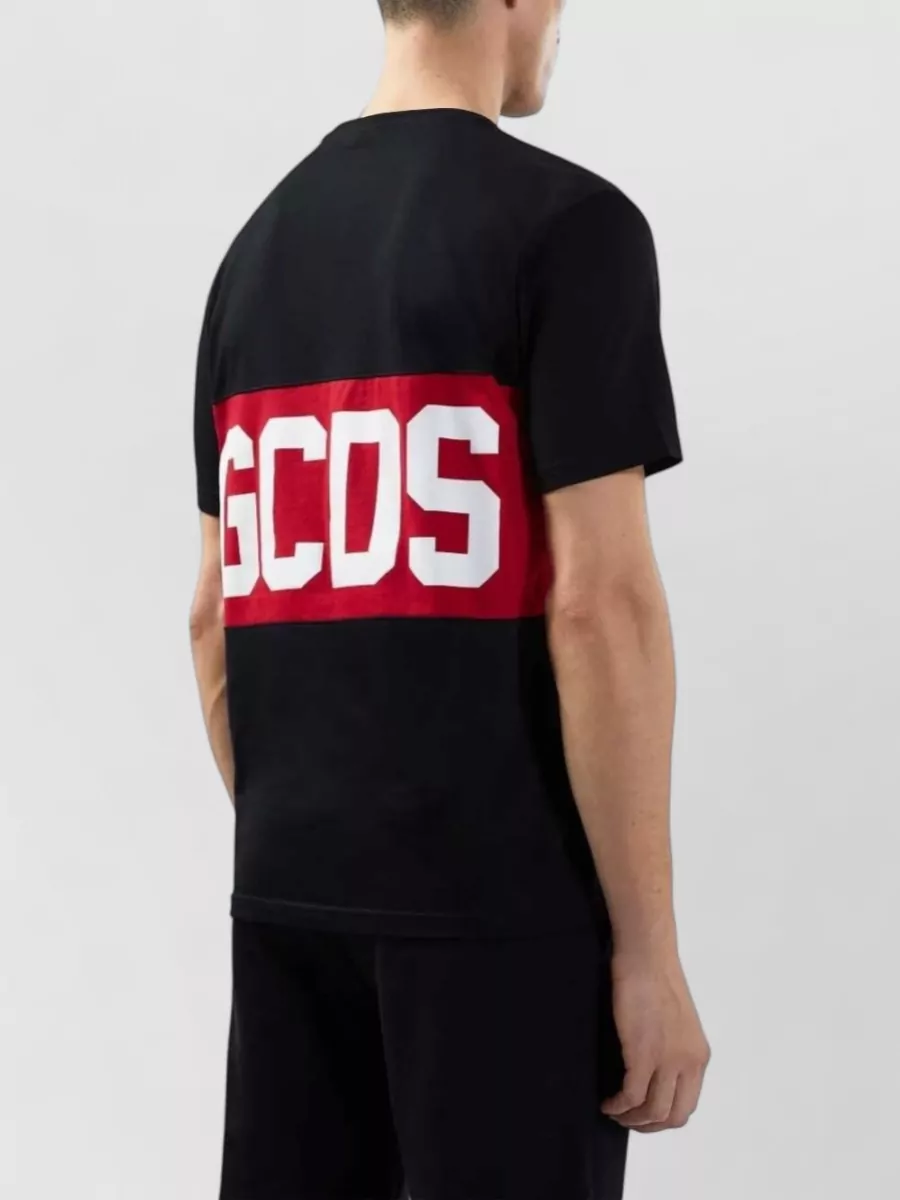 Gcds Logo Band Short-Sleeve Cotton T-Shirt