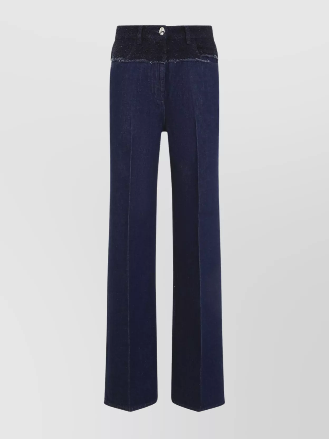 Givenchy High Waist Loose Fit Denim Trousers In Blue