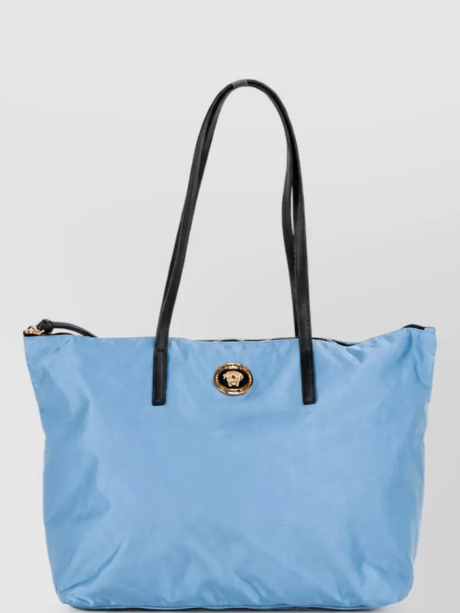 Versace na medium nylon tote bag