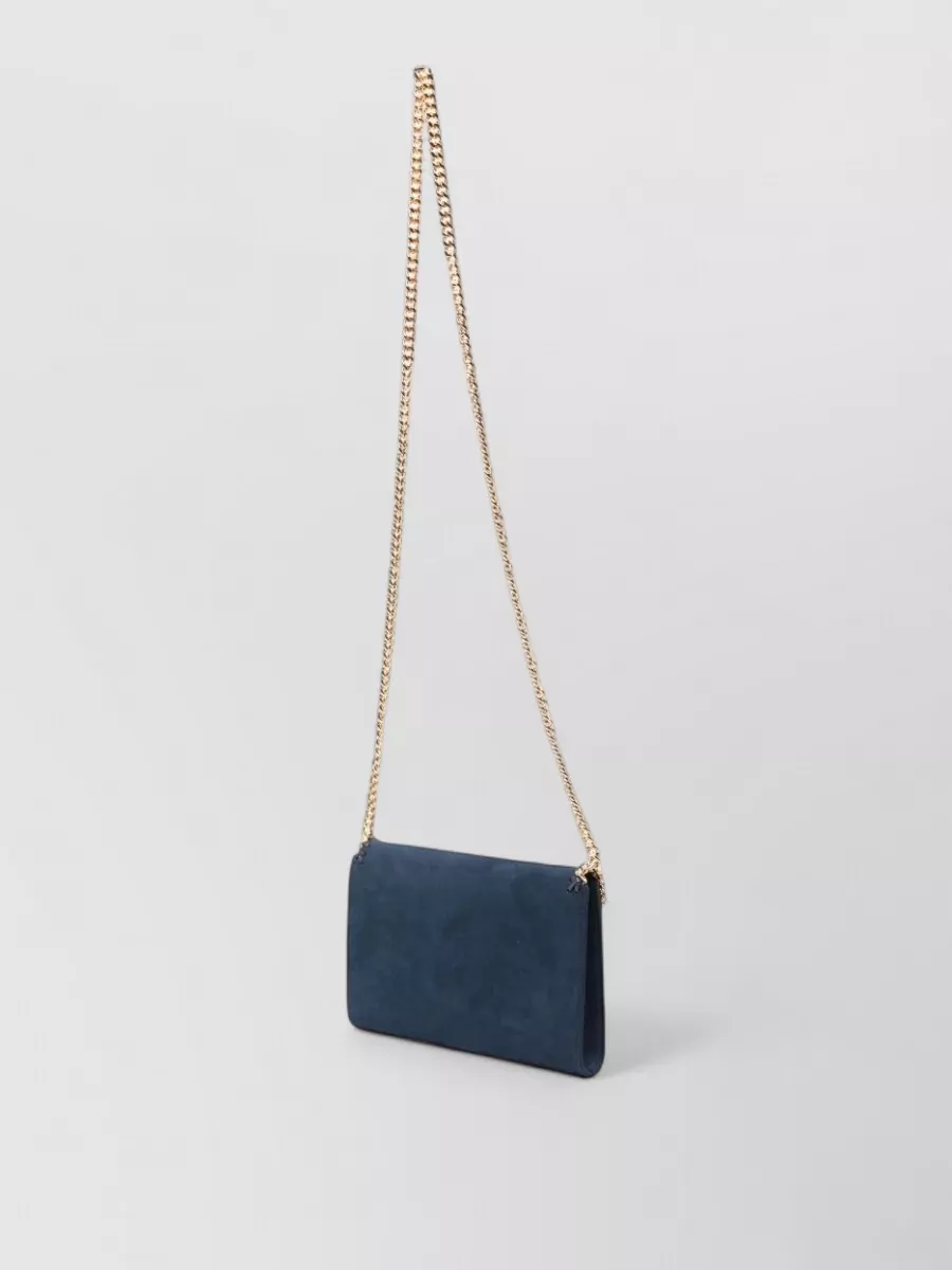 Stella Mccartney Falabella Suede-Effect Crossbody Bag