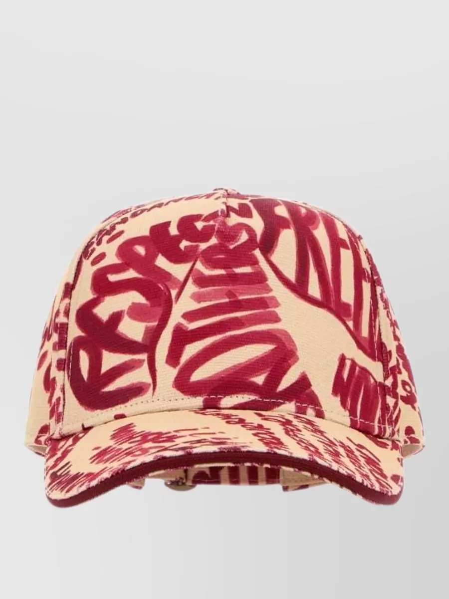 Dsquared2 denim printed baseball cap