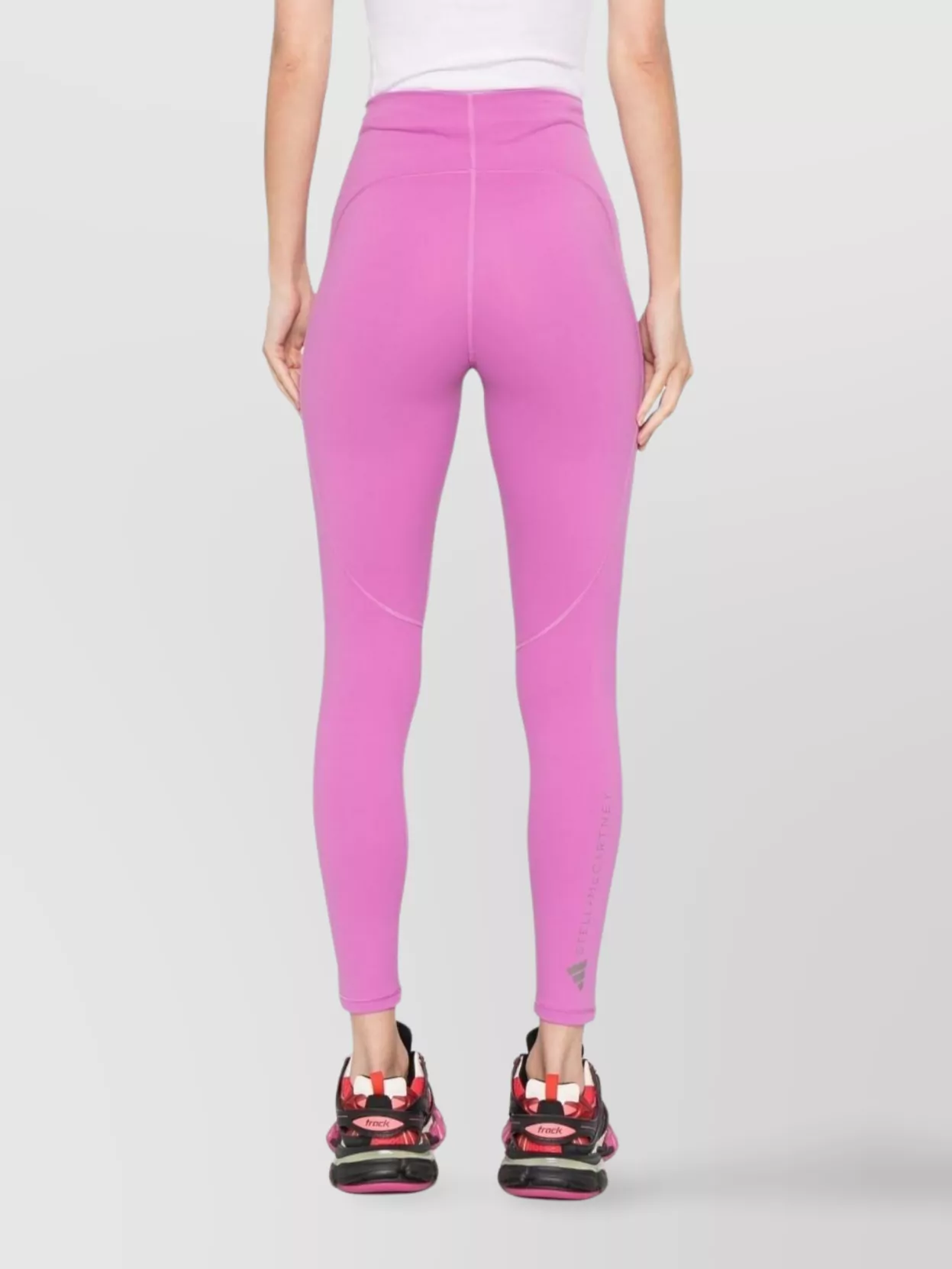 Shop Adidas By Stella Mccartney Logo High Waistband Leggings
