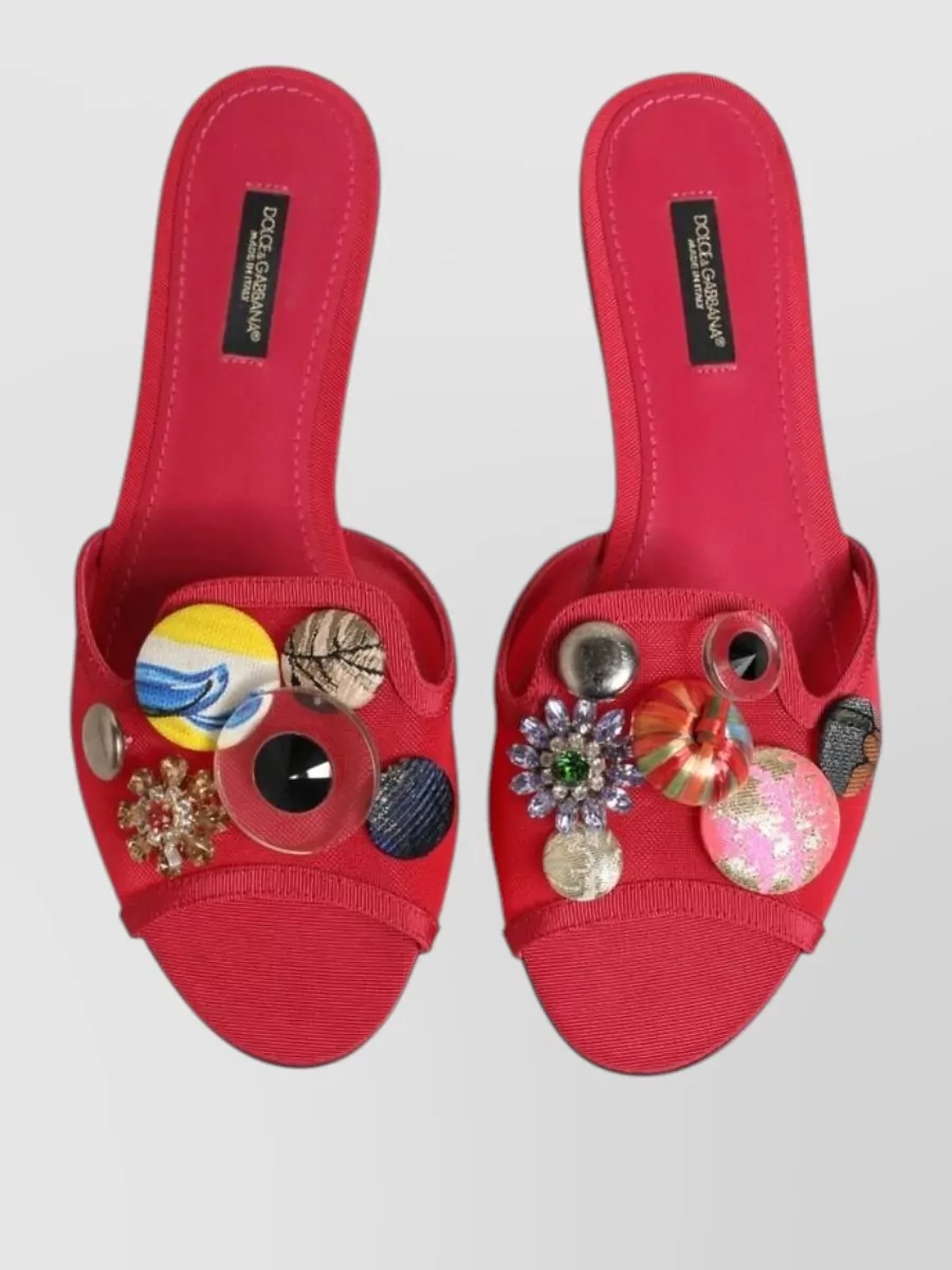 Dolce&Gabbana Embellished Slides
