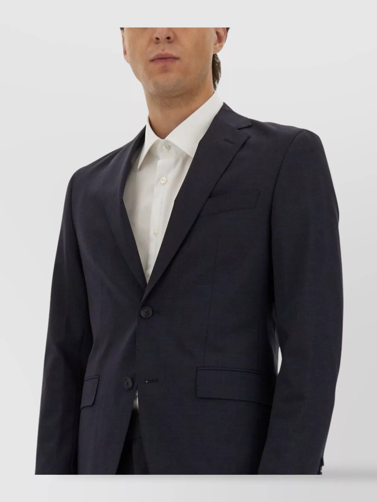 Boss Tailored Suit Buttoned Cuffs