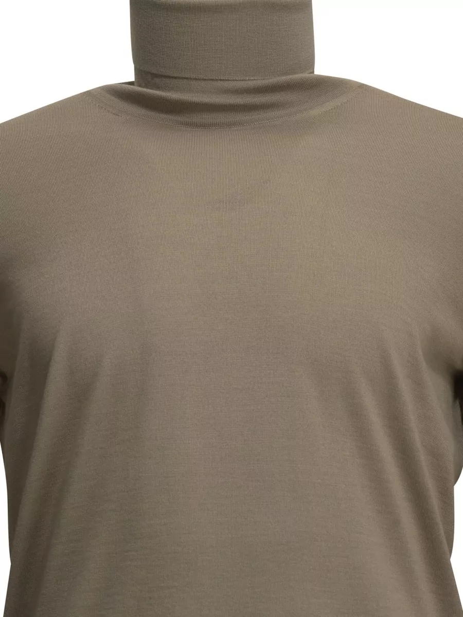 Zegna Cashmere Silk Turtleneck Sweater