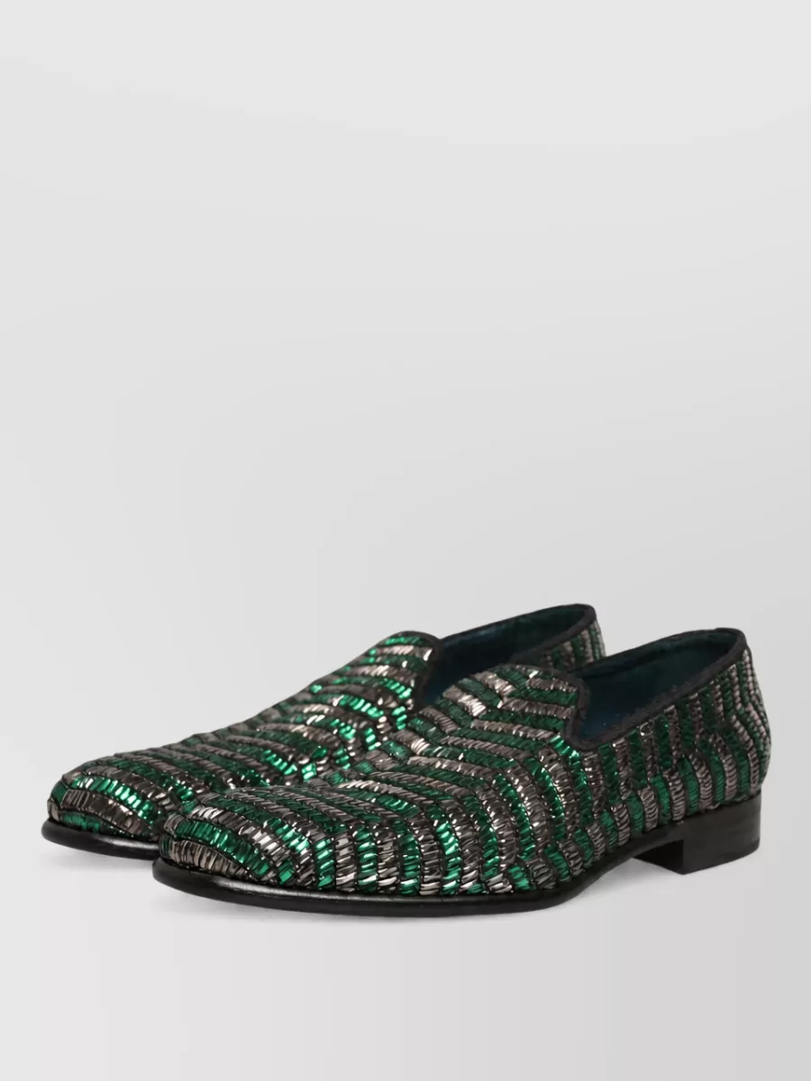 Dolce&Gabbana Leather Embellished Loafers