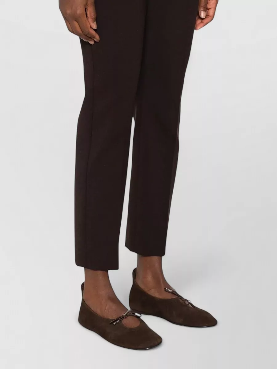 Max Mara wool slim-fit suit trousers