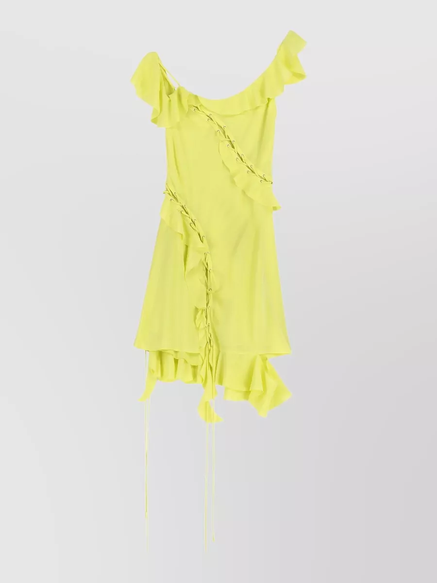 Acne Studios frilled mini dress