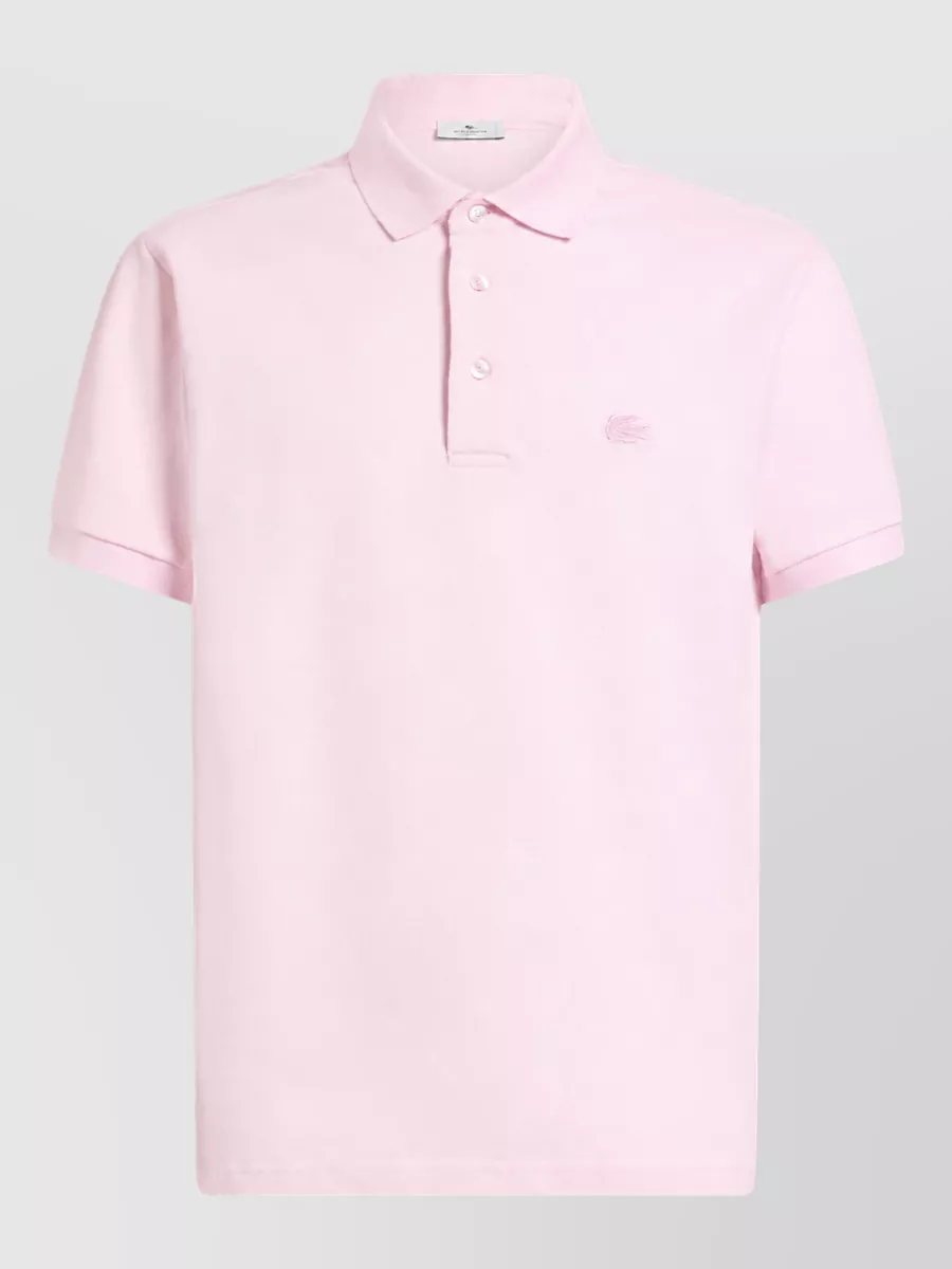 Etro paisley jacquard polo shirt