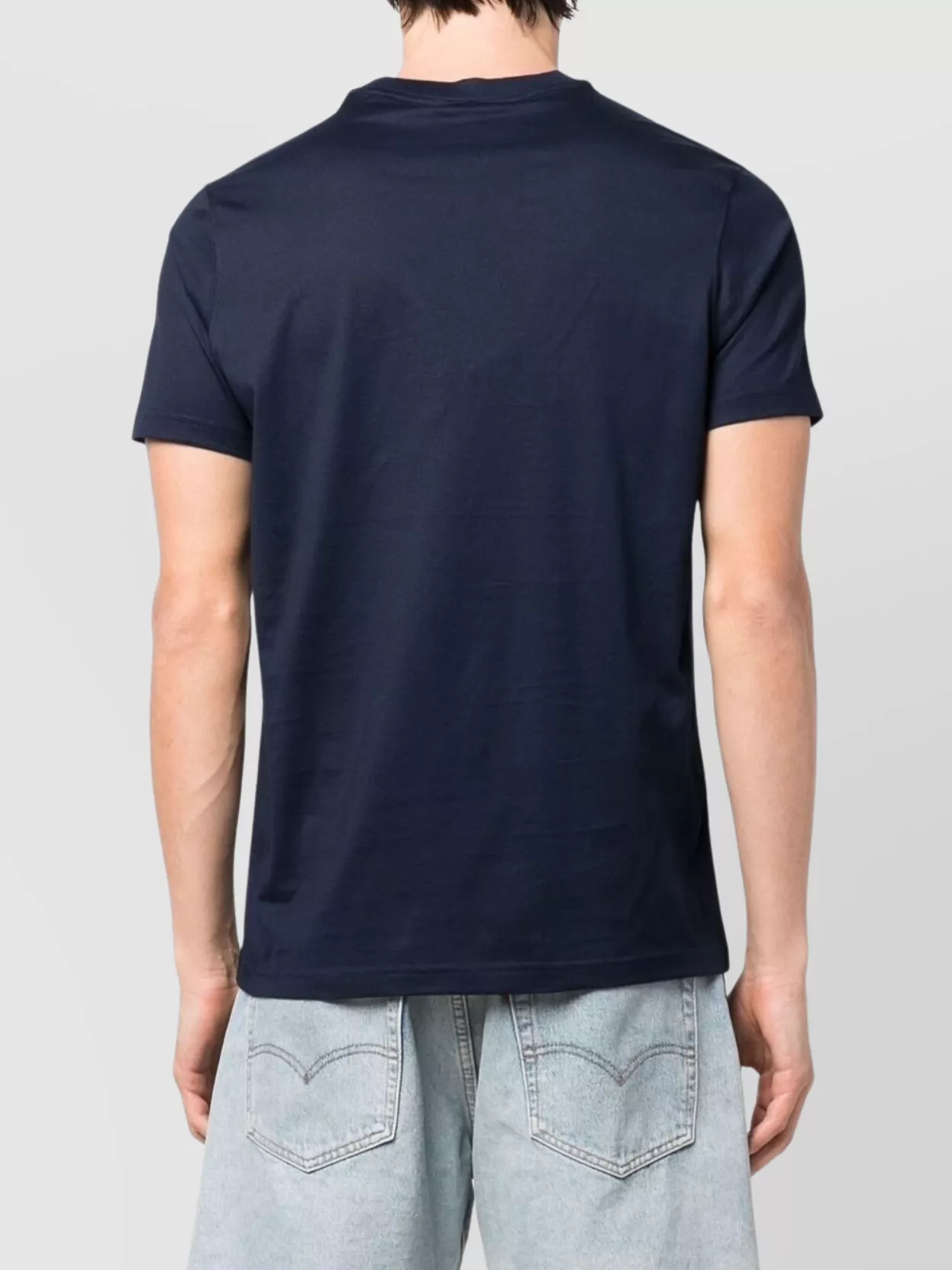 Shop Paul & Shark Crew Neck Short Sleeve T-shirt Straight Hem