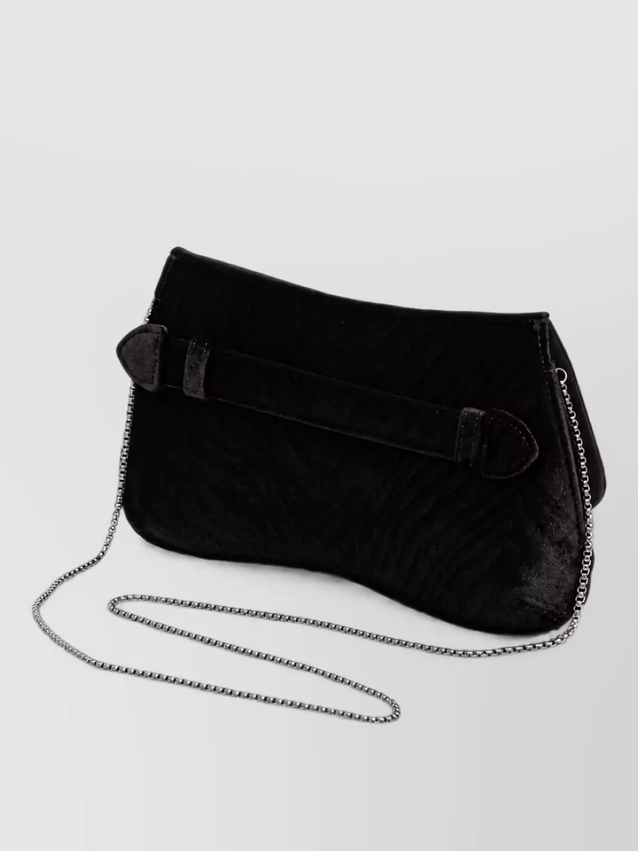 Emporio Armani Velvet Clutch Bag