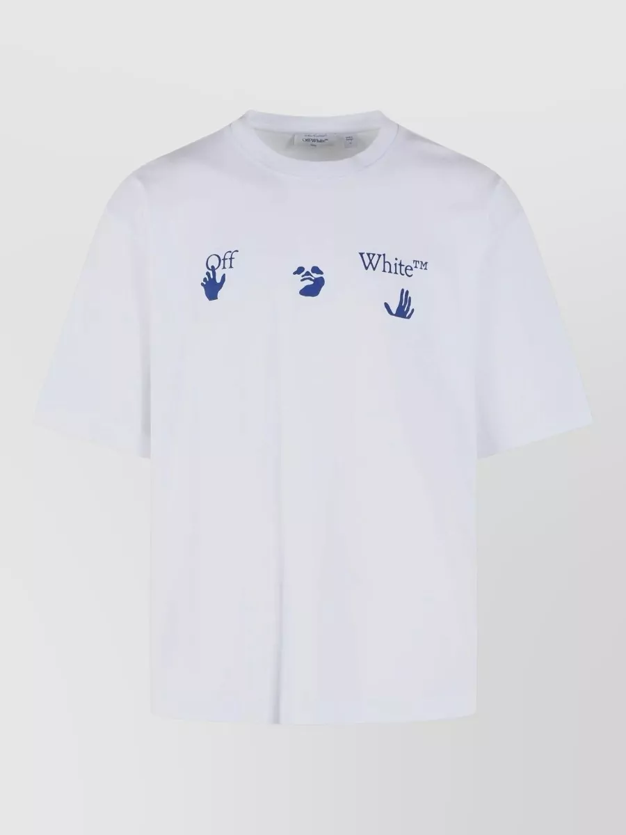 Off-White cotton printed t-shirt