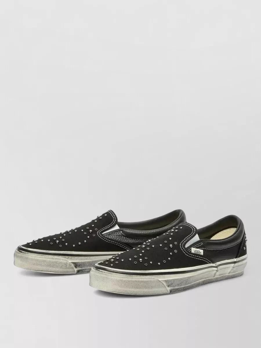 Vans Embellished Canvas Slip-On Sneakers